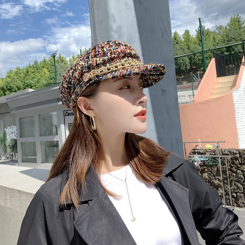 Women's flat hat