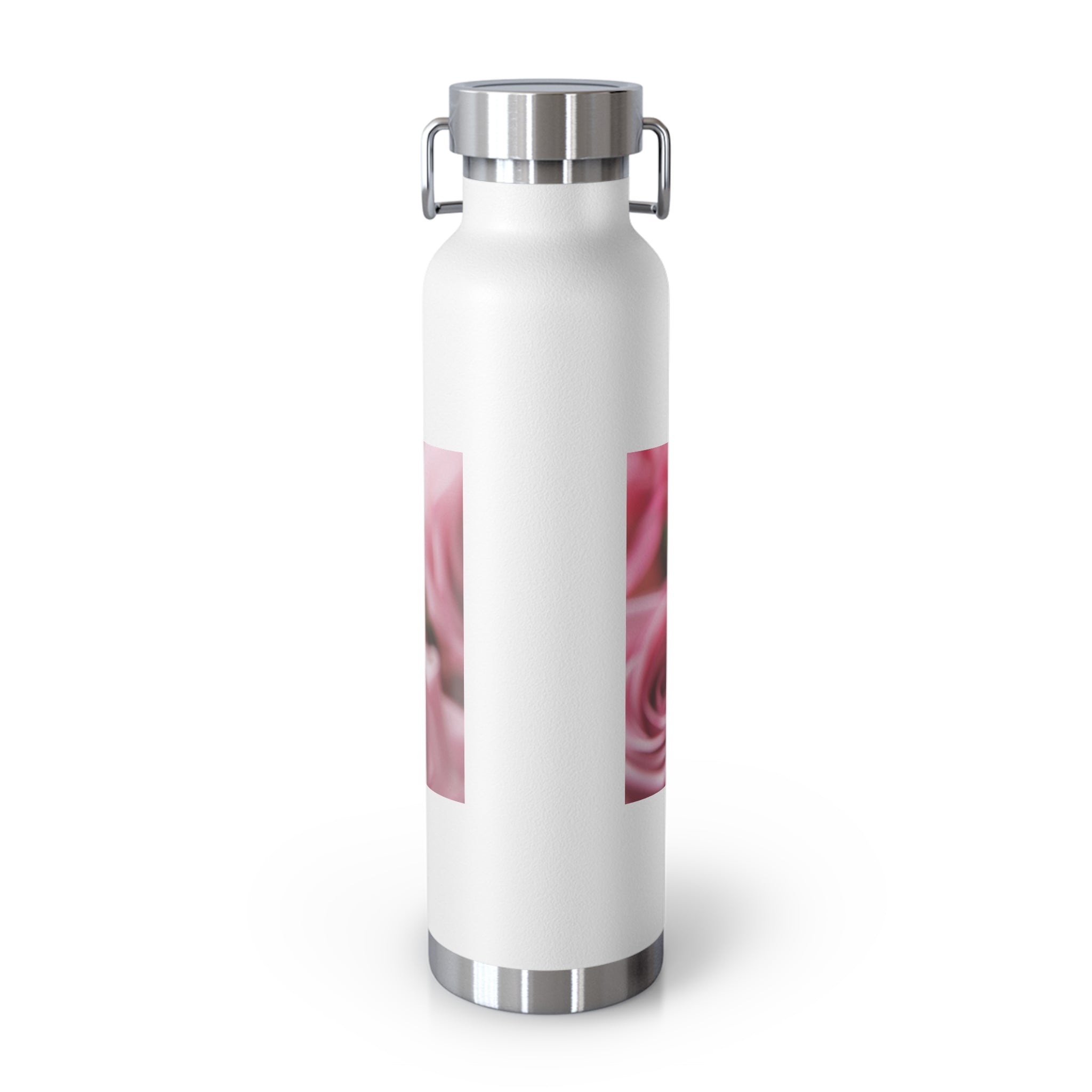 Happy Mother's Day Rose Pattern Water Bottle | 22oz Insulated