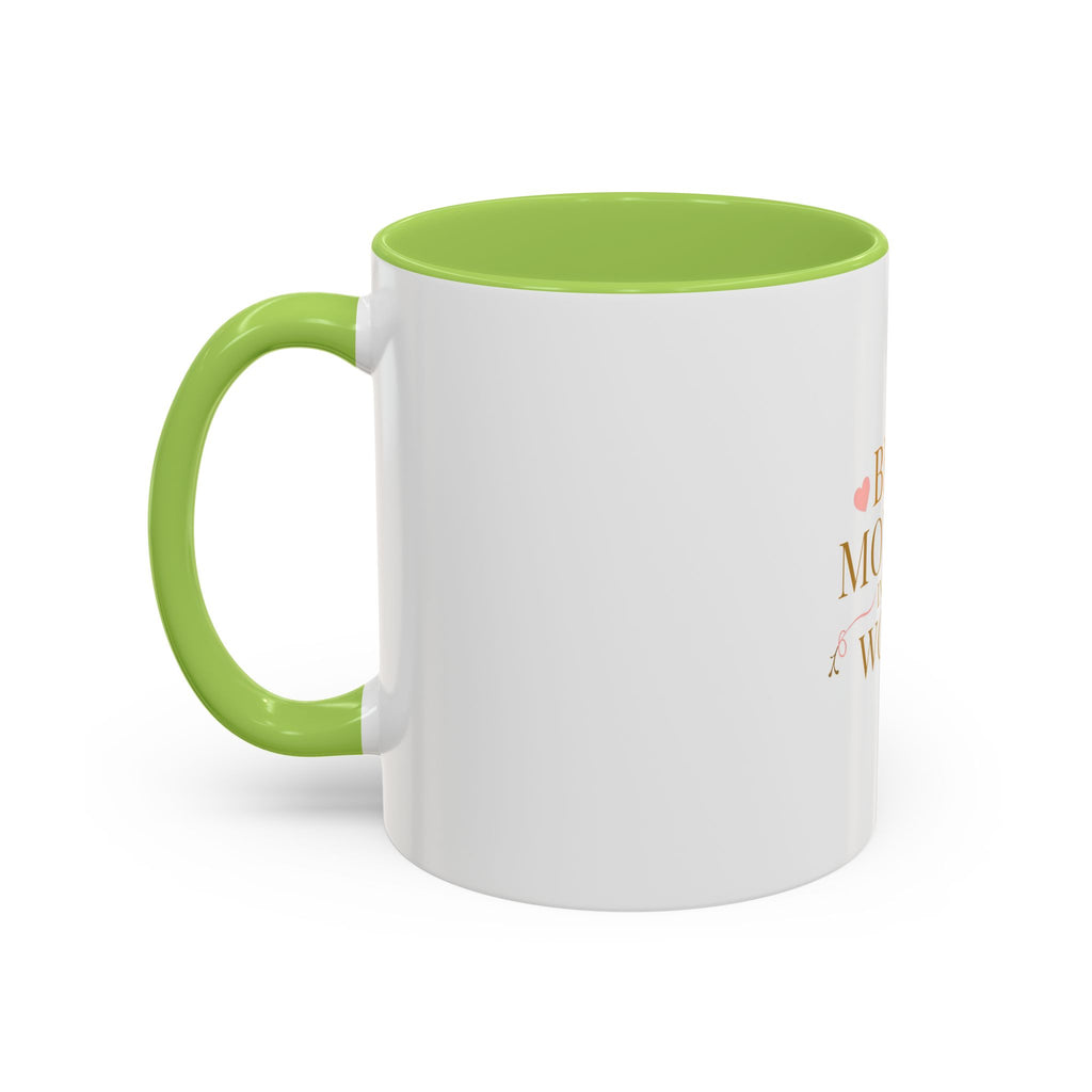 Best Mother in the World Accent Coffee Mug – Mother's Day Gift