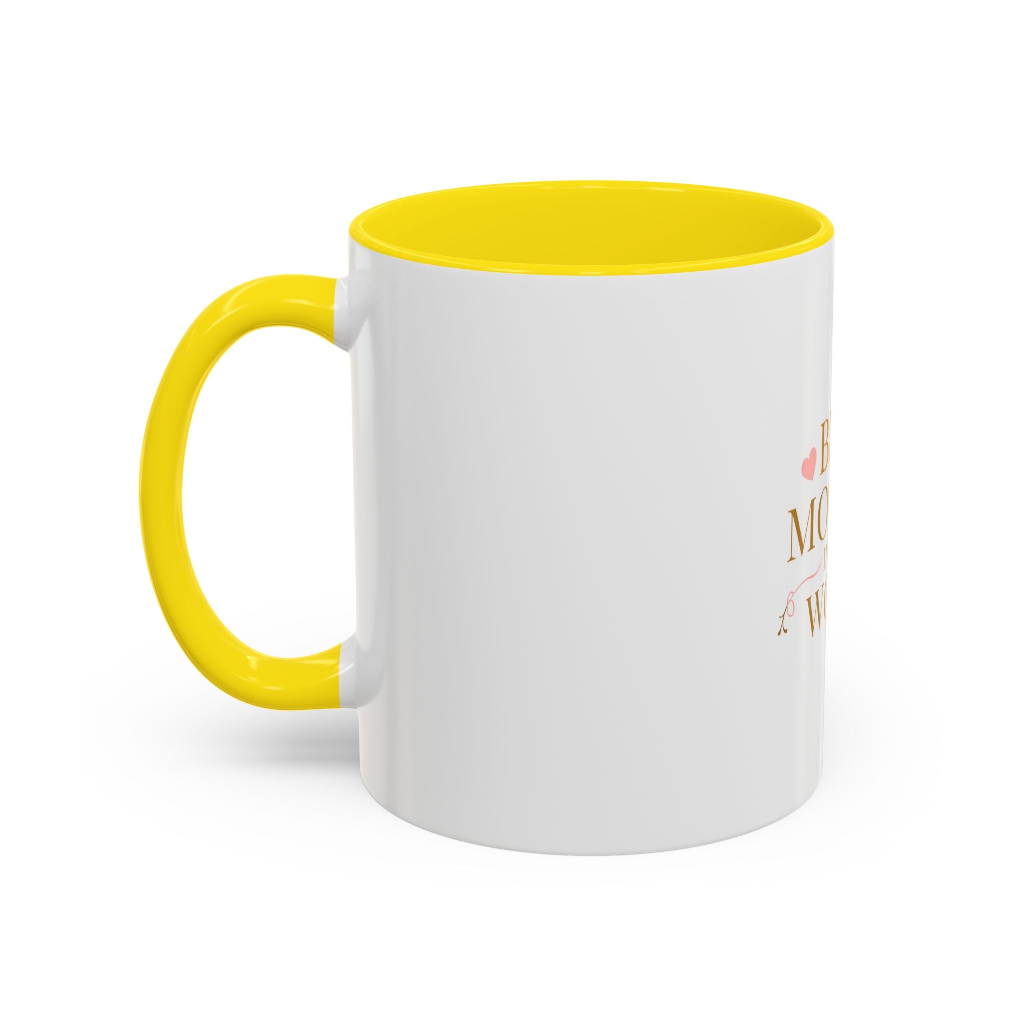 Best Mother in the World Accent Coffee Mug – Mother's Day Gift
