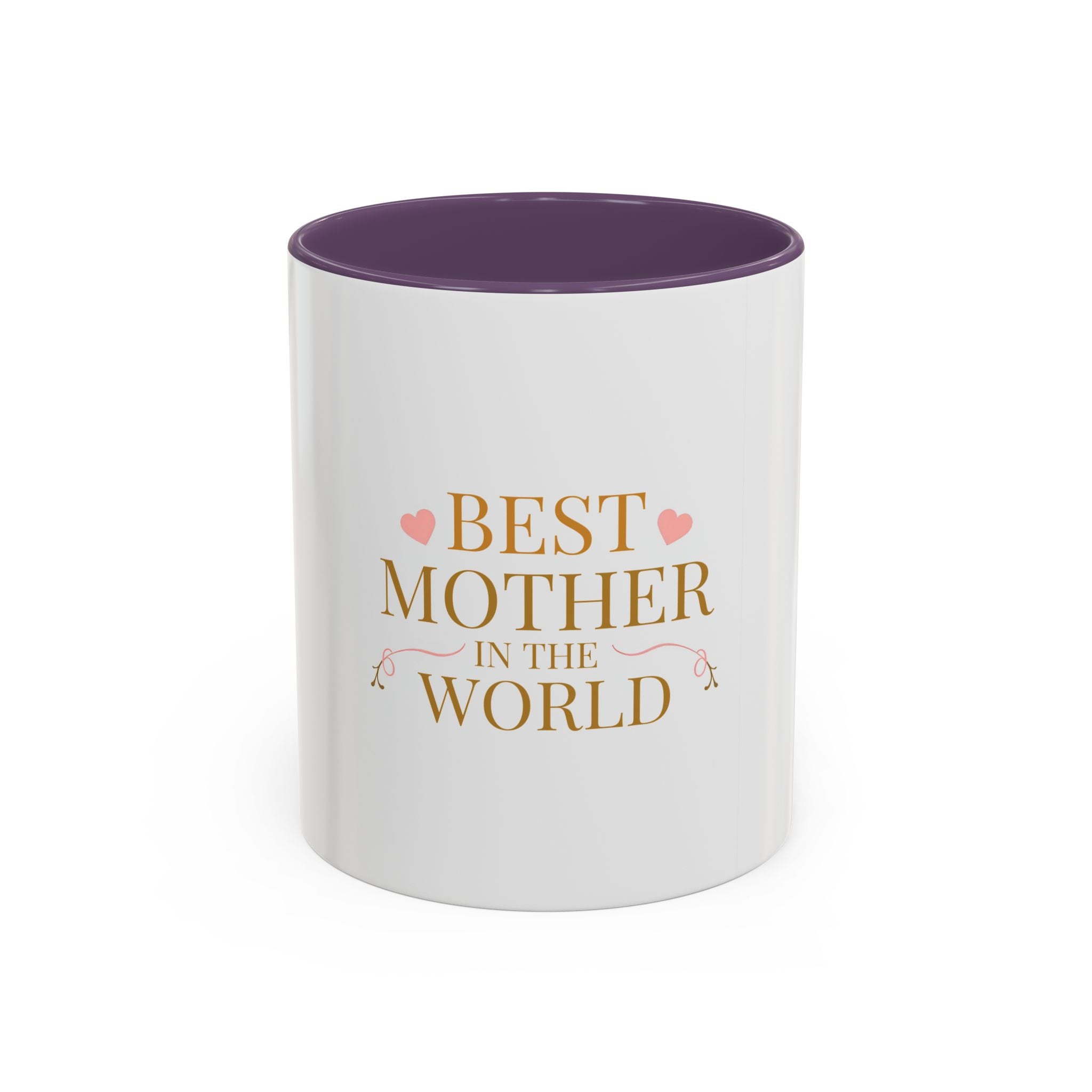 Best Mother in the World Accent Coffee Mug – Mother's Day Gift