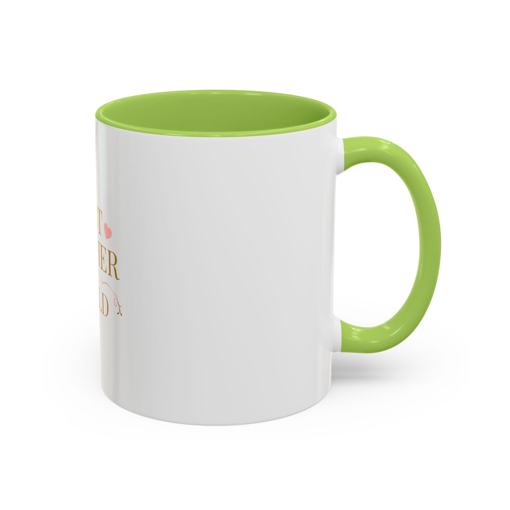Best Mother in the World Accent Coffee Mug – Mother's Day Gift