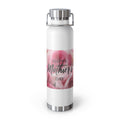 Happy Mother's Day Rose Pattern Water Bottle | 22oz Insulated