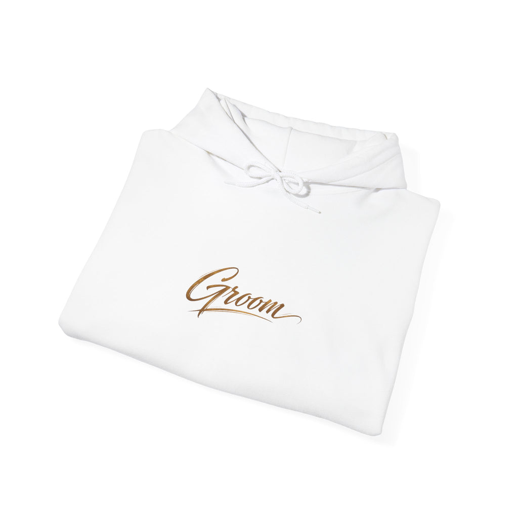 Groom Script Hoodie — Elegant Wedding Groom Pullover