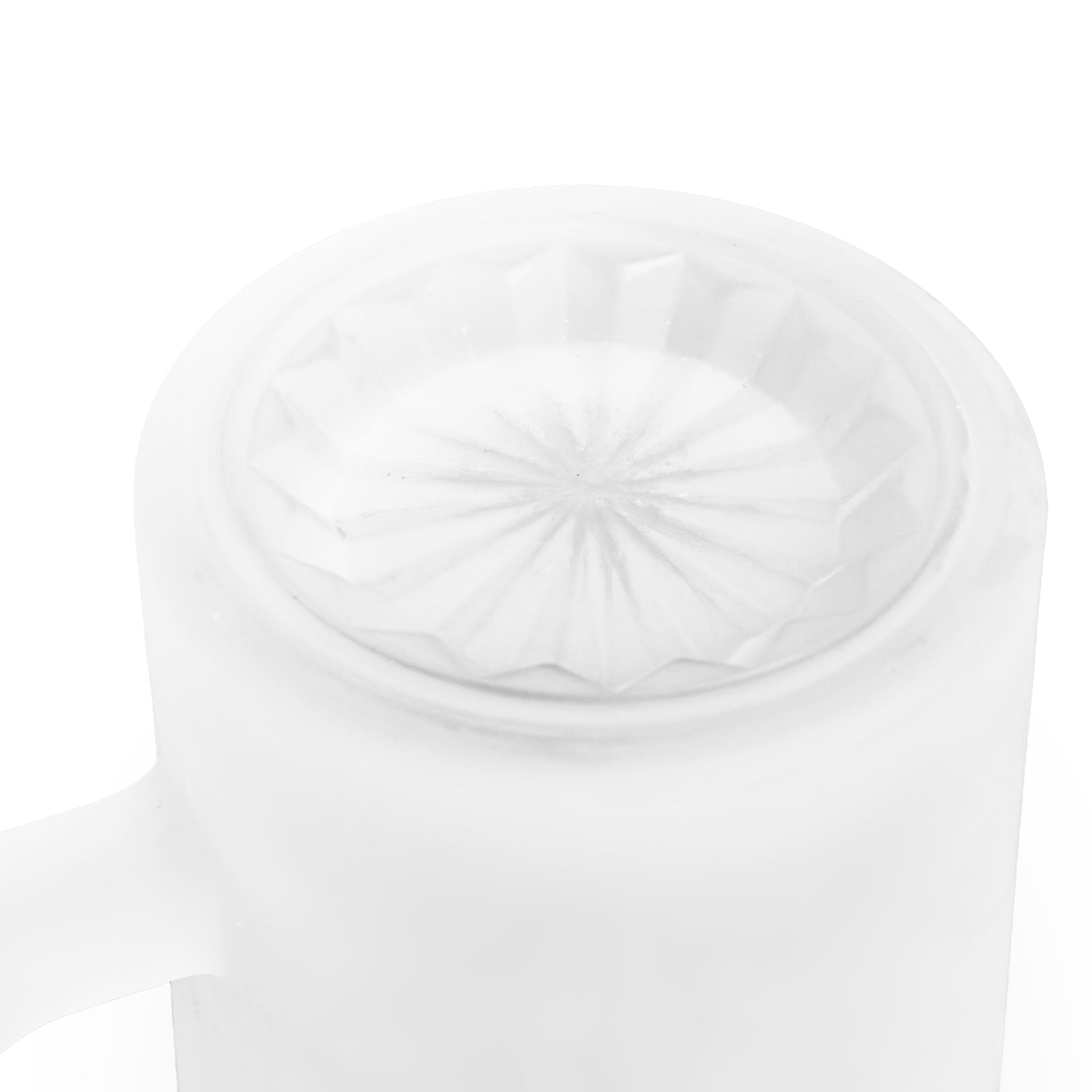 Faith Over Fear Frosted Glass Beer Mug | Inspirational Typography