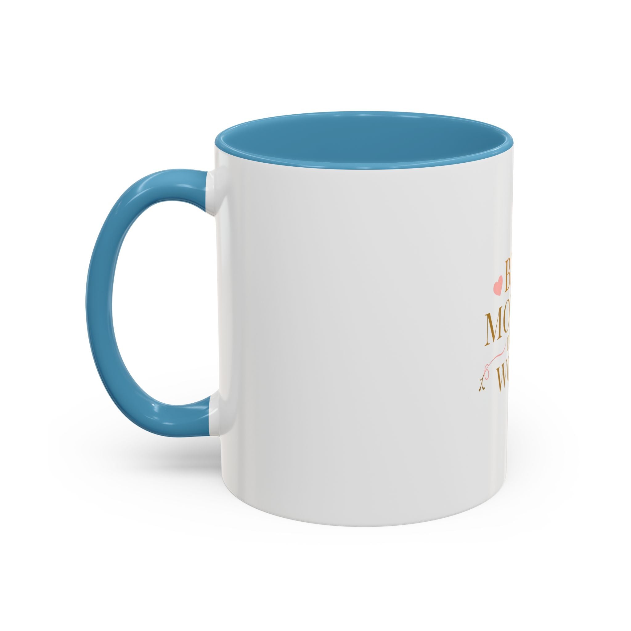 Best Mother in the World Accent Coffee Mug – Mother's Day Gift