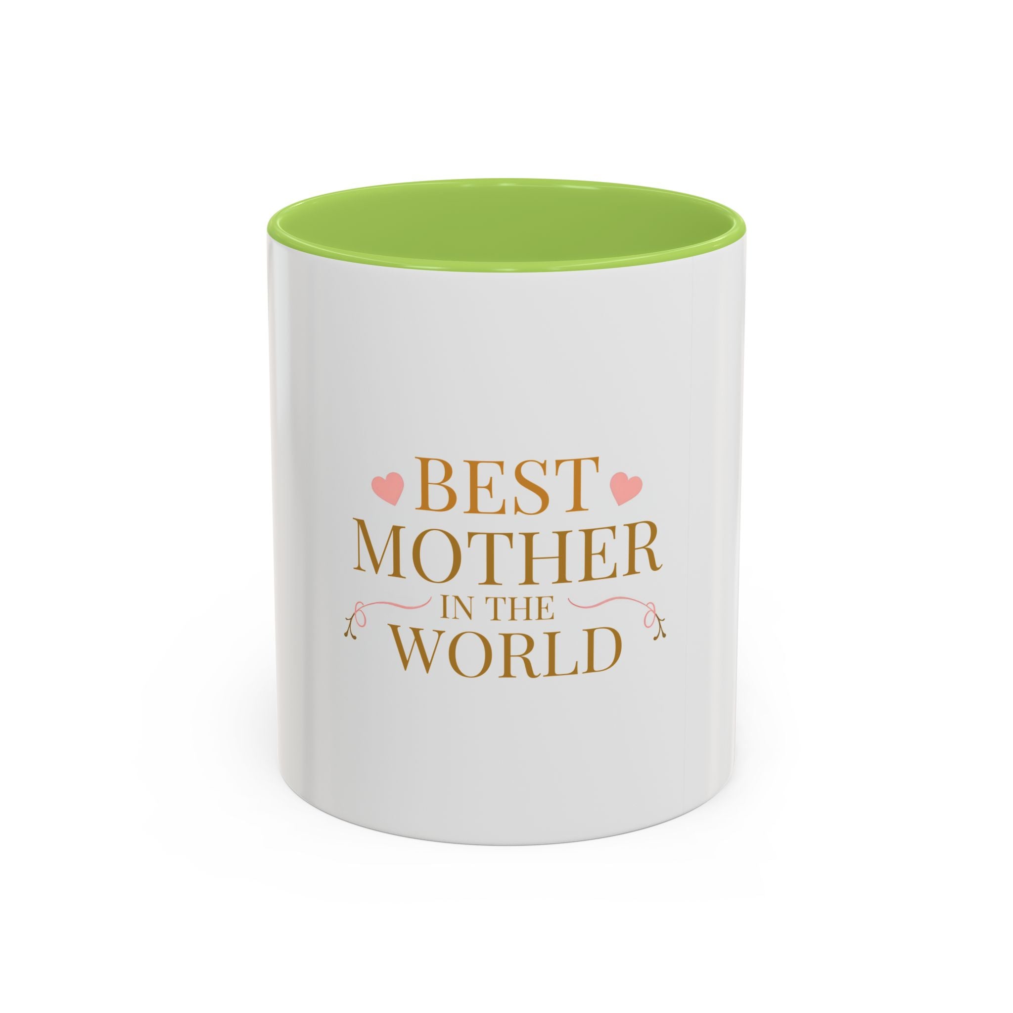 Best Mother in the World Accent Coffee Mug – Mother's Day Gift