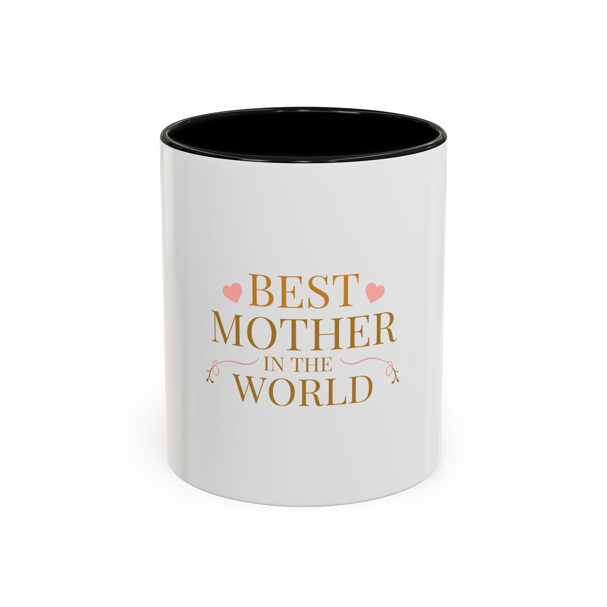 Best Mother in the World Accent Coffee Mug – Mother's Day Gift