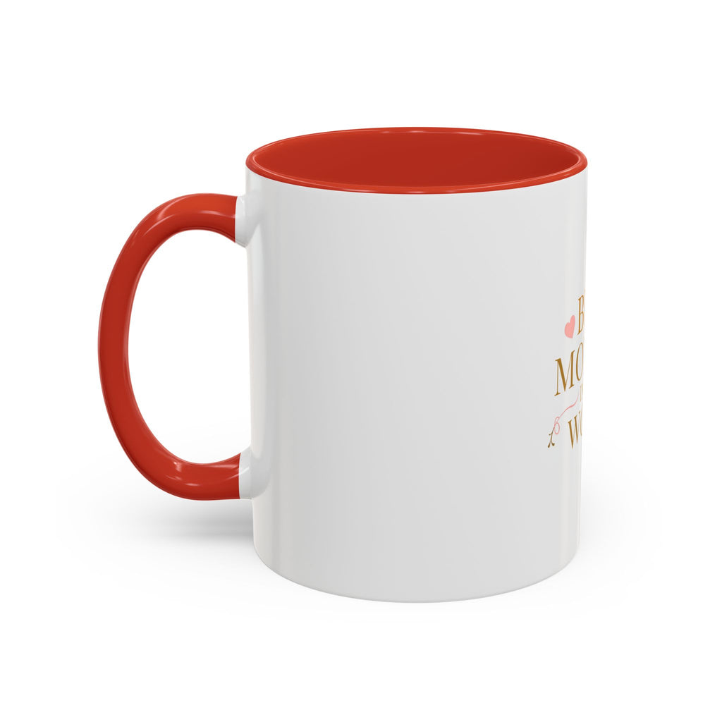 Best Mother in the World Accent Coffee Mug – Mother's Day Gift