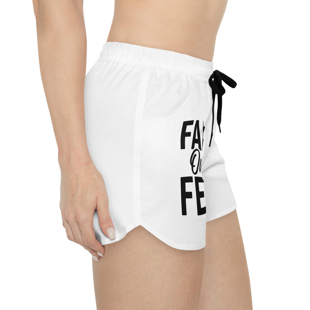 Faith Over Fear Women's Casual Shorts — Inspirational Christian Lounge Shorts