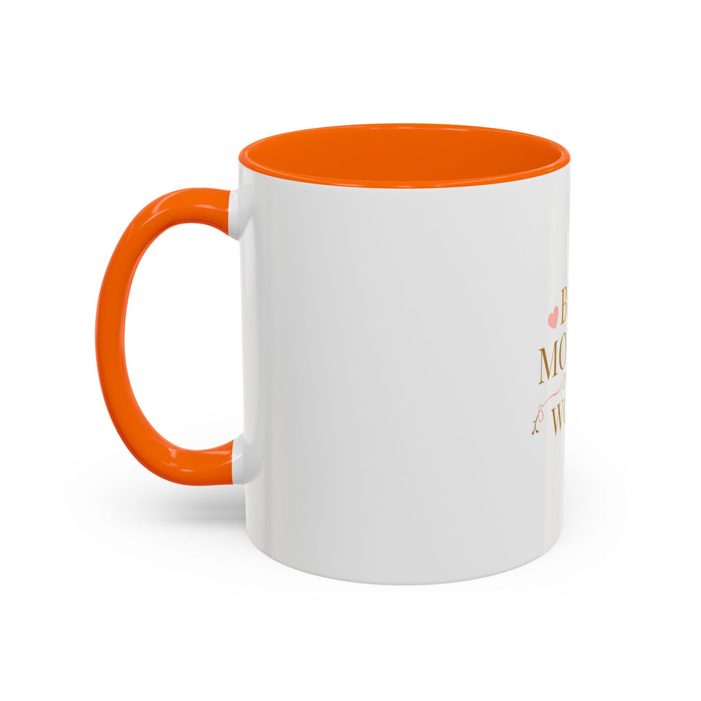 Best Mother in the World Accent Coffee Mug – Mother's Day Gift