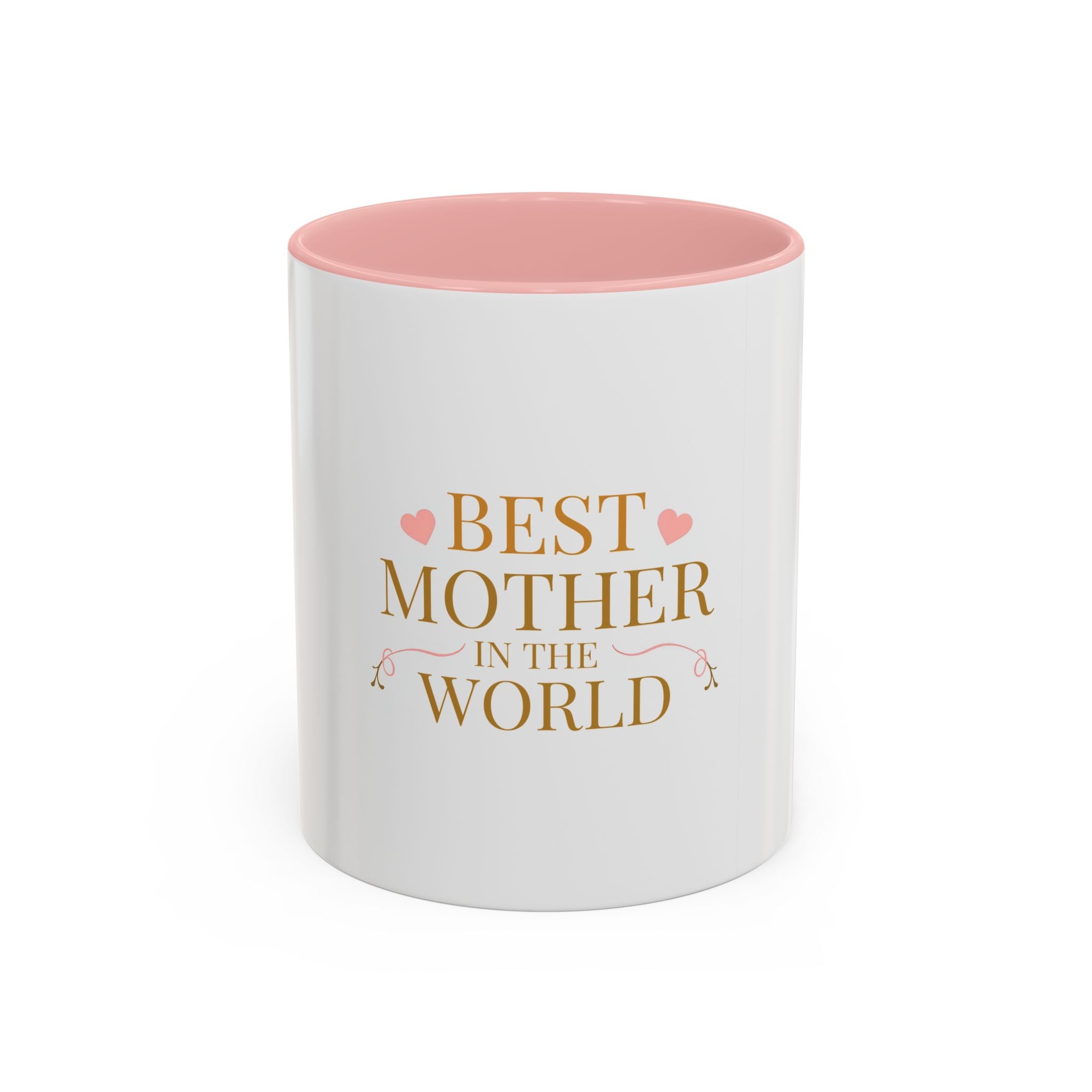 Best Mother in the World Accent Coffee Mug – Mother's Day Gift