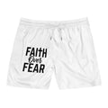 Faith Over Fear Swim Shorts | Men's Mid-Length Swimwear