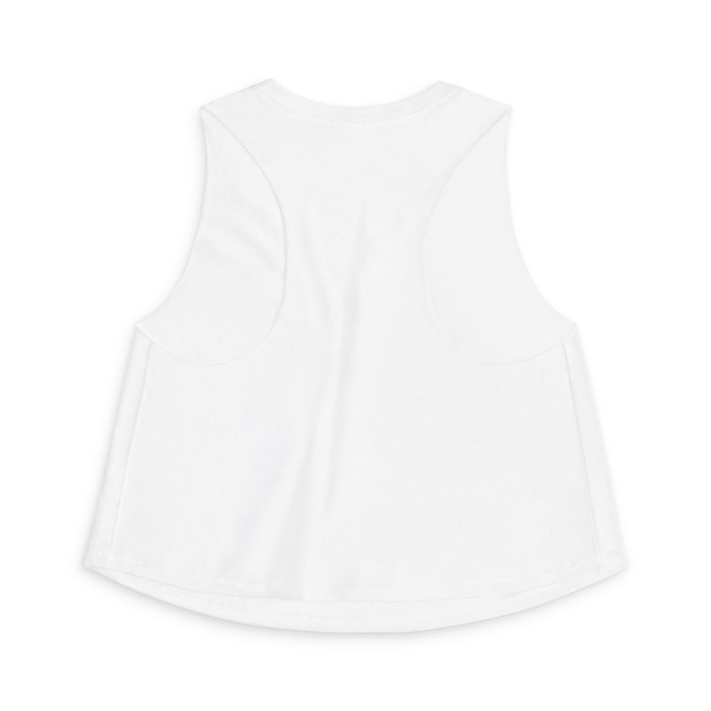 Bride Floral Veil Crop Top — Bridal Bachelorette Party Tank