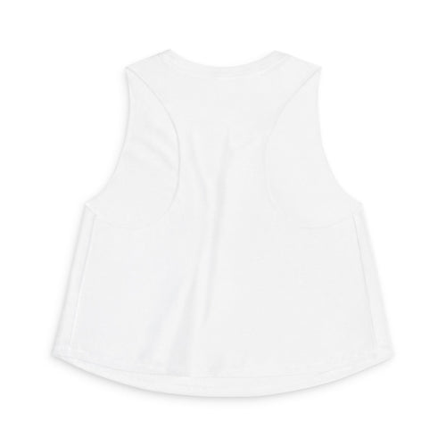 Bride Floral Veil Crop Top — Bridal Bachelorette Party Tank