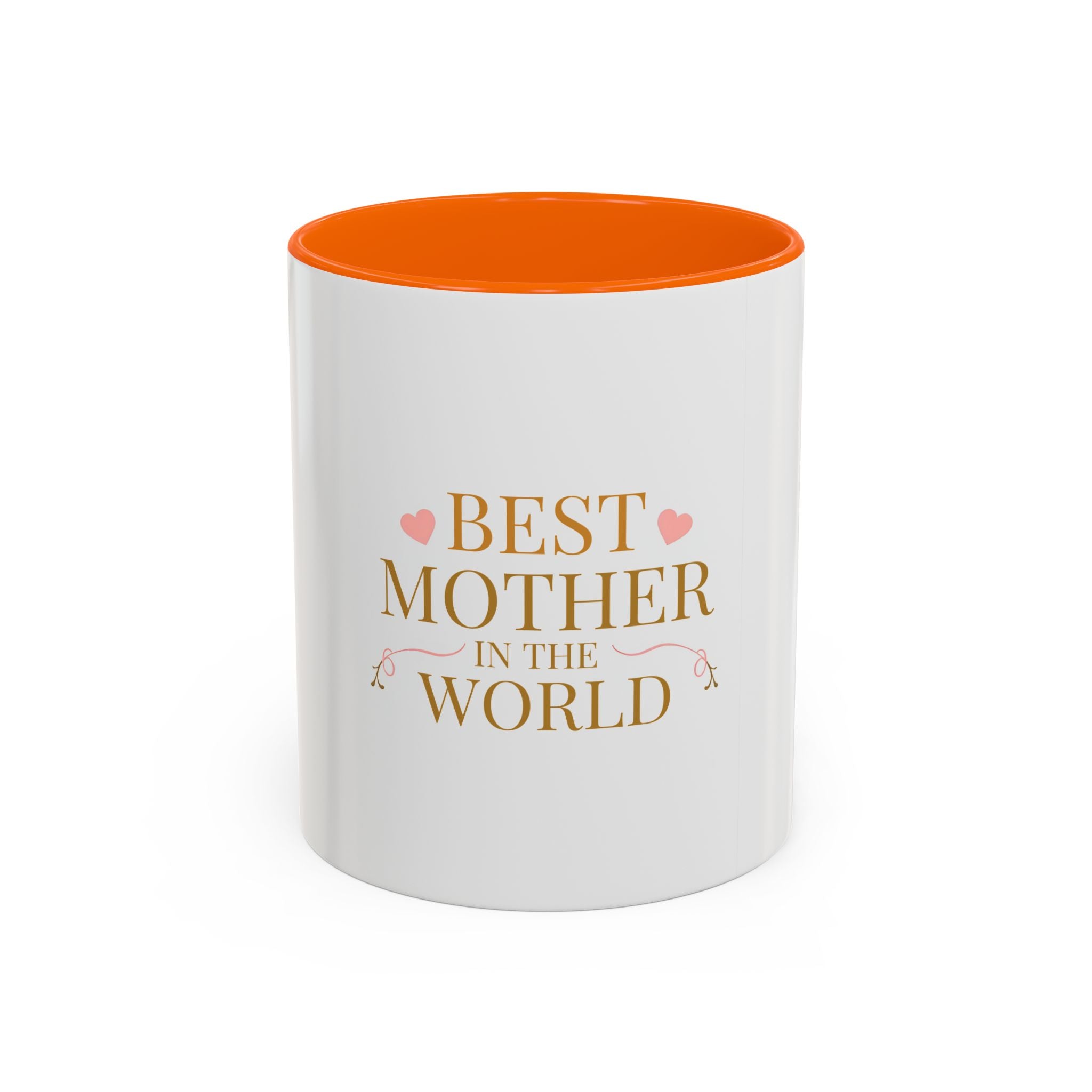 Best Mother in the World Accent Coffee Mug – Mother's Day Gift