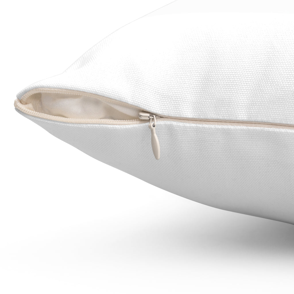 Minimal Script Initials Decorative Throw Pillow