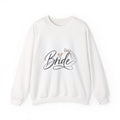 Bride Crewneck Sweatshirt — Bridal Veil & Heart Wedding Pullover