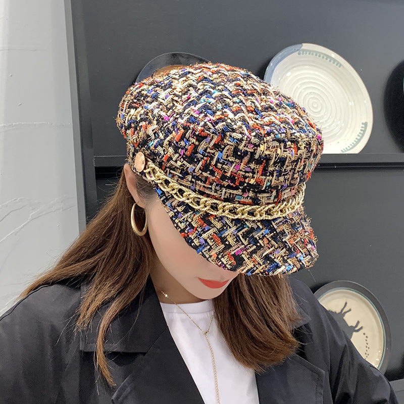 Women's flat hat