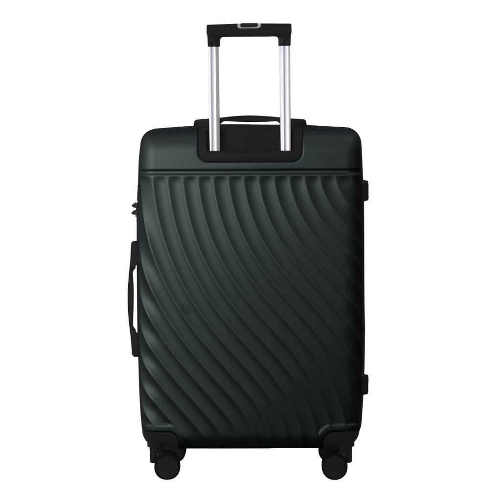 Luggage Sets ABS Hardshell 3pcs Luggage, Lightweight Durable Suitcase Sets Spinner Wheels Suitcase With TSA Lock 20''24''28'' Available Dark Green