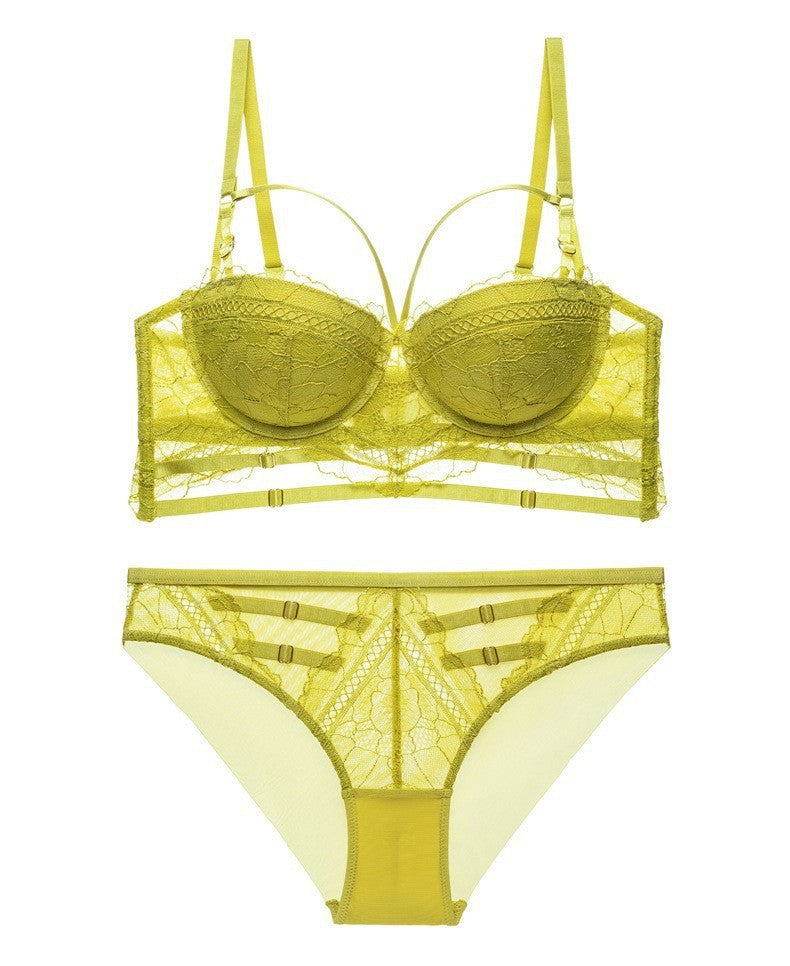 European And American Sexy Lingerie Set Hollow-out Camisole Bra Women