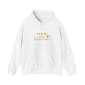Faith Over Everything Hoodie – Minimal Gold Cross Christian Sweatshirt