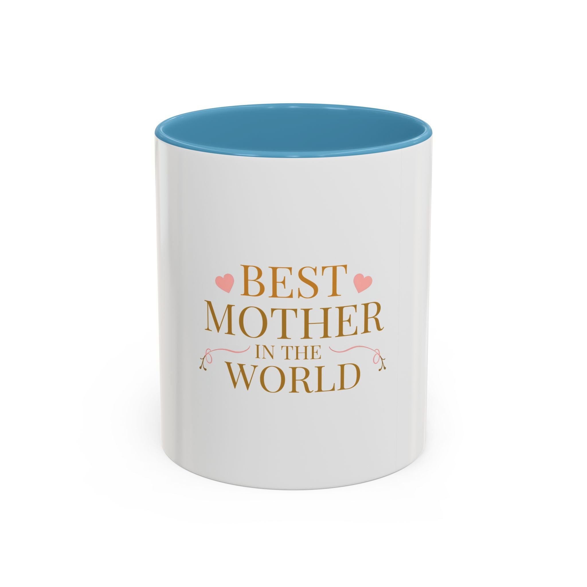 Best Mother in the World Accent Coffee Mug – Mother's Day Gift