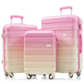 Luggage Sets New Model ABS Hardshell 3pcs Clearance Luggage Hardside Lightweight Durable Suitcase Sets Spinner Wheels Suitcase With TSA Lock 20 24 28