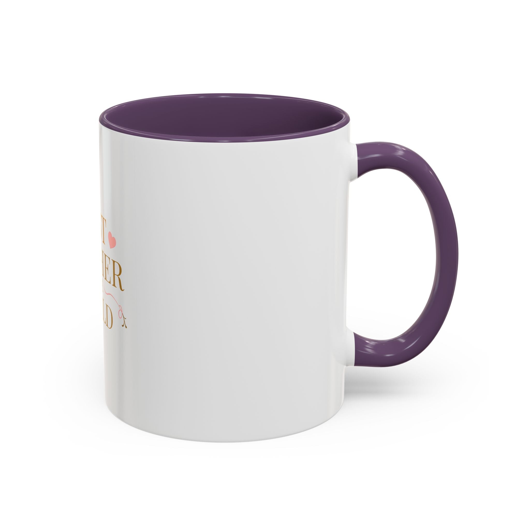 Best Mother in the World Accent Coffee Mug – Mother's Day Gift