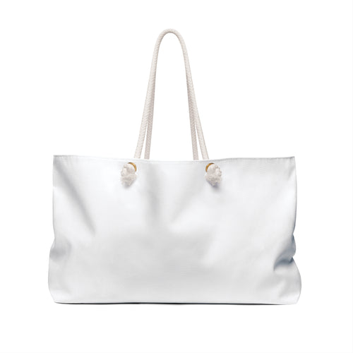 Blush Floral Bouquet Weekender Bag | Large Canvas Travel Tote