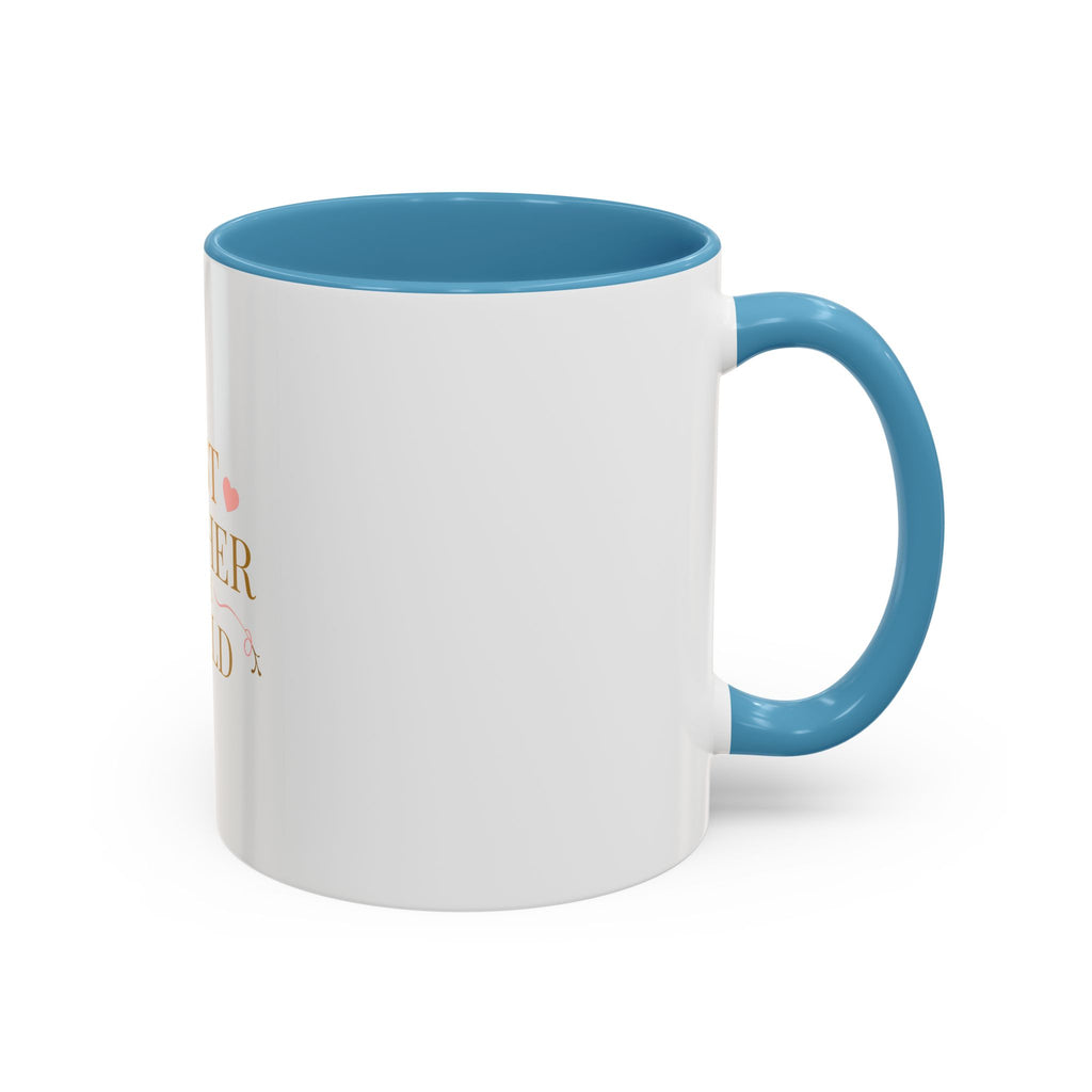 Best Mother in the World Accent Coffee Mug – Mother's Day Gift