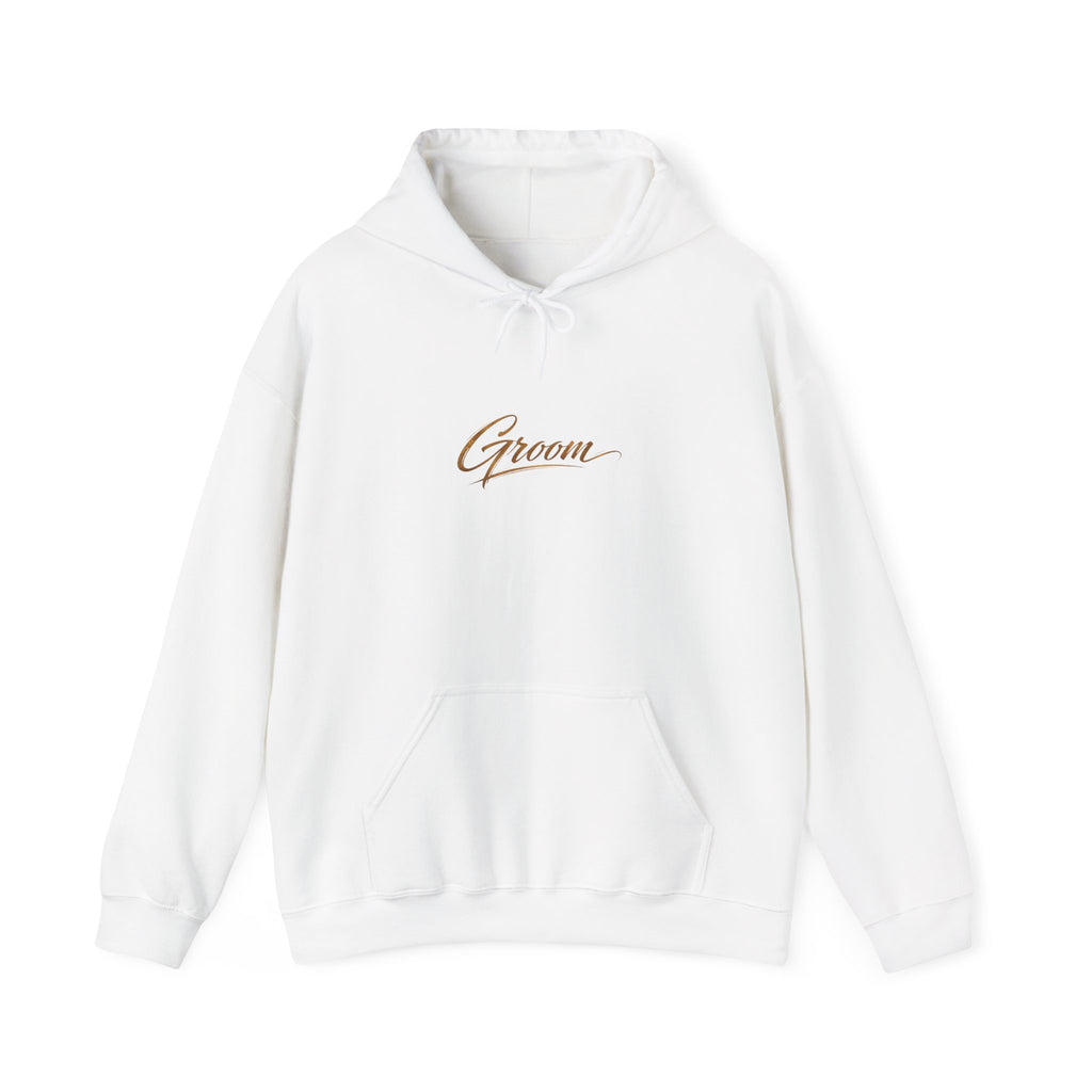 Groom Script Hoodie — Elegant Wedding Groom Pullover