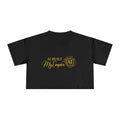 AI Built My Empire Crop Tee | AI logo, gold script