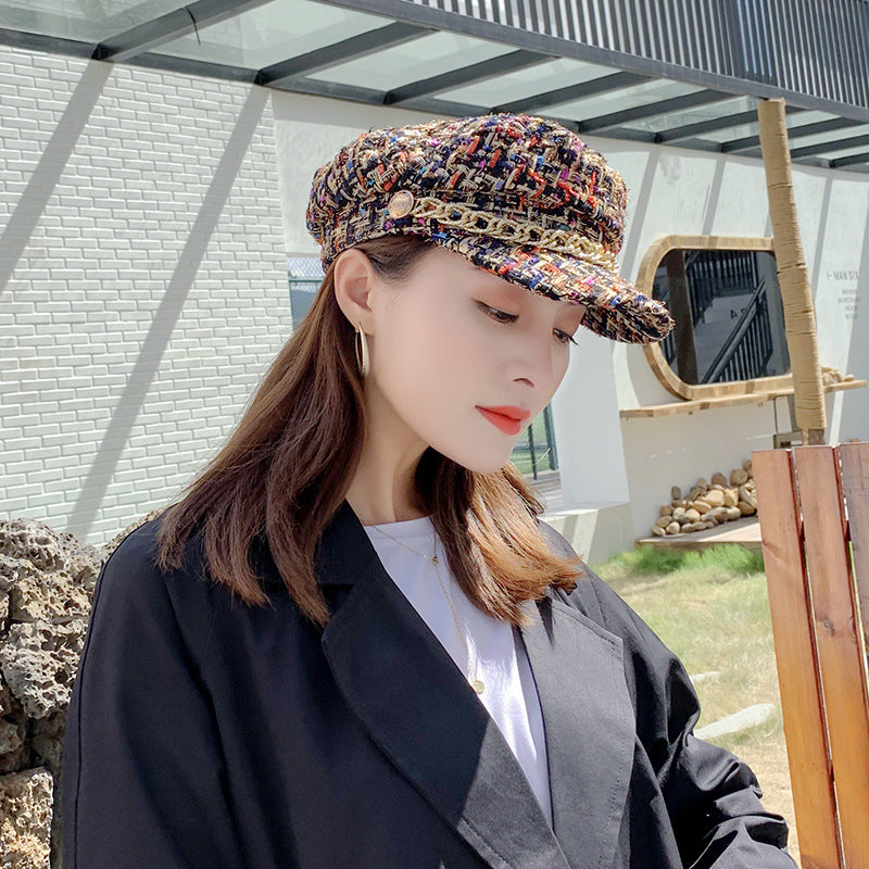 Women's flat hat