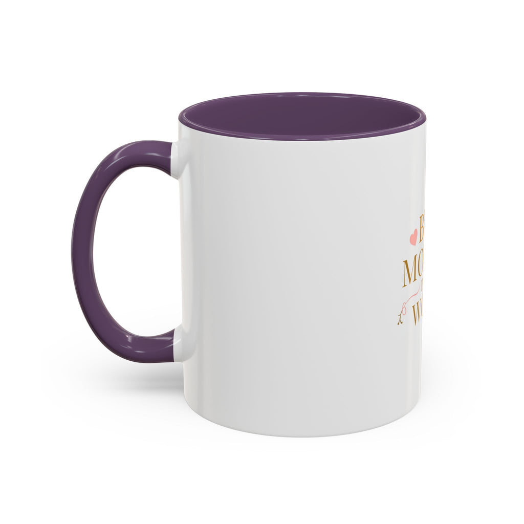 Best Mother in the World Accent Coffee Mug – Mother's Day Gift
