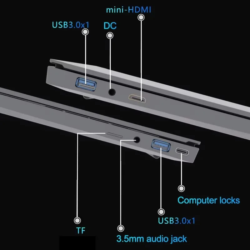 New Intel i9-10980HK/9900U Laptop Computer PC  Windows 11 Backlit Keyboad Notebook 16GB RAM 1TB SSD 15.6" Office Study Computers