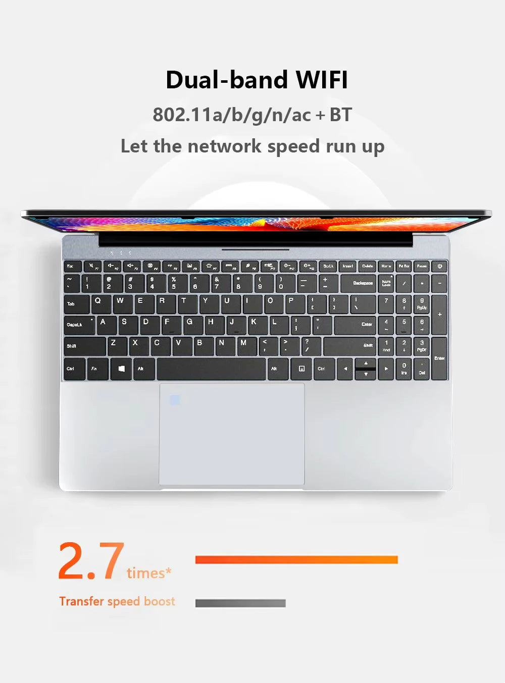 15.6" Intel Core i9 10980HK Laptop Computer PC 16GB RAM 1TB SSD i9 Laptops Windows 11 Pro Office Fingerprint Unlock Notebook PC