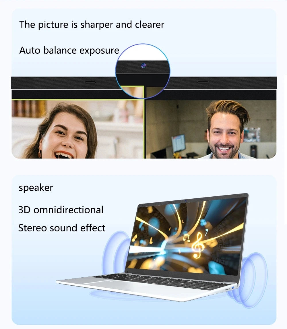 15.6" Intel Core i9 10980HK Laptop Computer PC 16GB RAM 1TB SSD i9 Laptops Windows 11 Pro Office Fingerprint Unlock Notebook PC