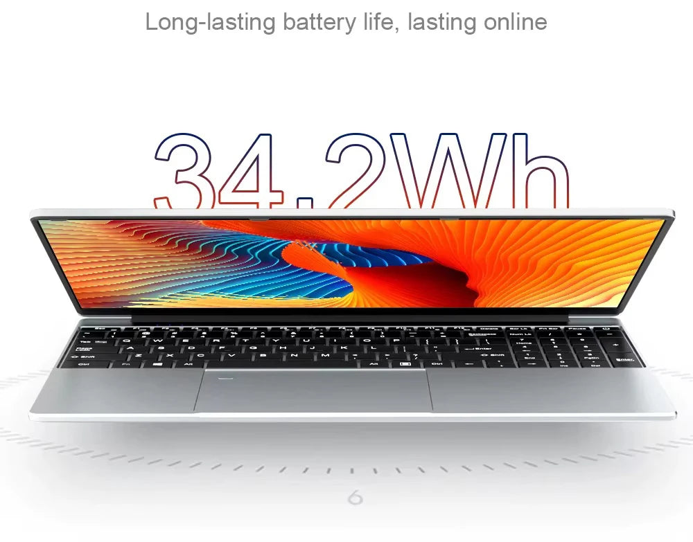 Windows 11 15.6" Ultra Slim Portable Laptop intel Core  i9-9900U 16GB RAM 1TB 2TB SSD Fingerprint Office Gaming Laptop PC