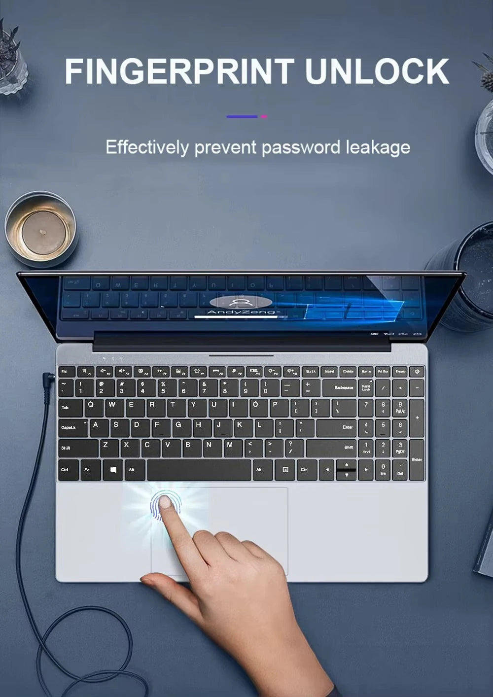 15.6" Intel Core i9 10980HK Laptop Computer PC 16GB RAM 1TB SSD i9 Laptops Windows 11 Pro Office Fingerprint Unlock Notebook PC