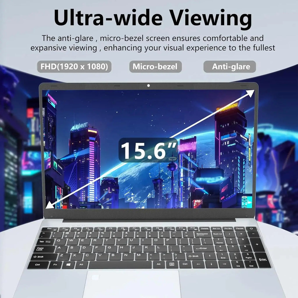 15.6" Intel Core i9 10980HK Laptop Computer PC 16GB RAM 1TB SSD i9 Laptops Windows 11 Pro Office Fingerprint Unlock Notebook PC