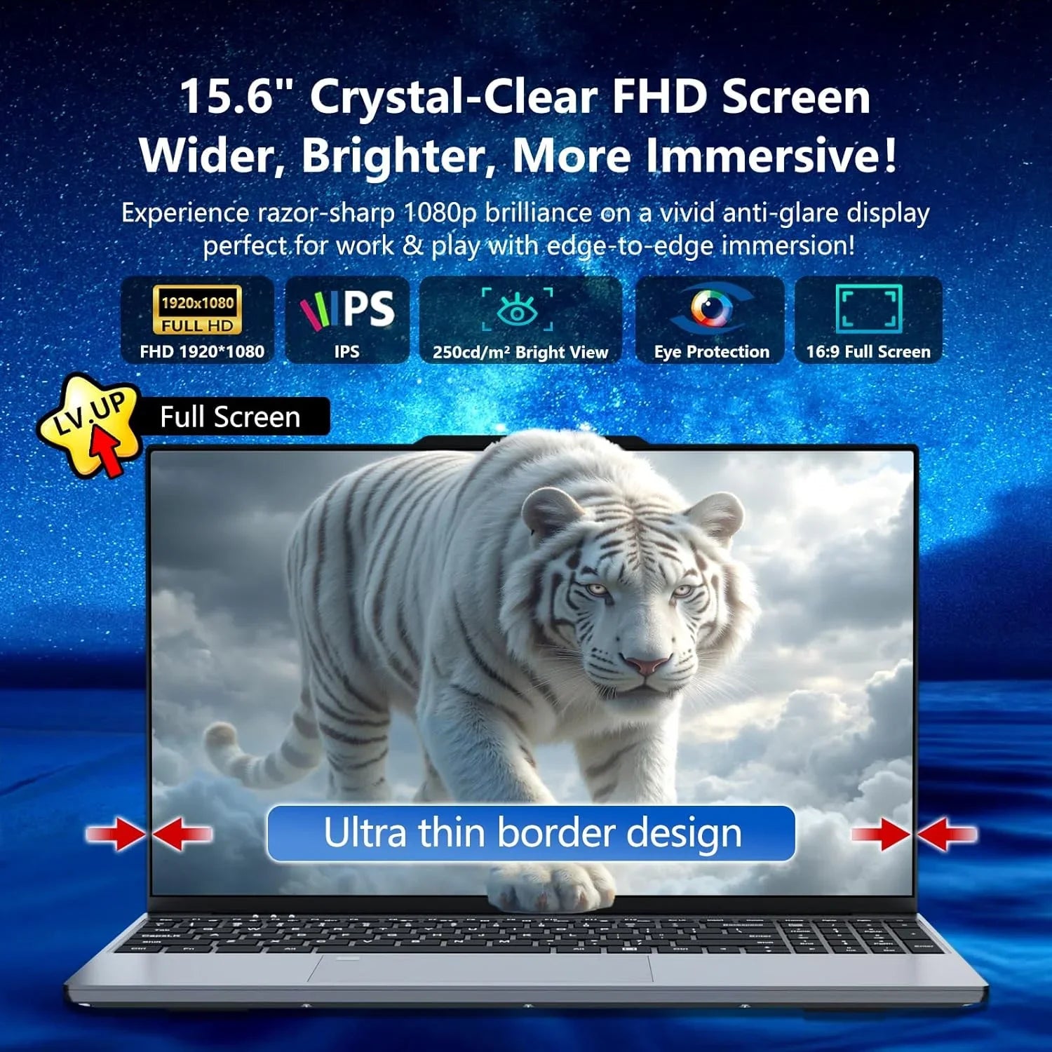 2026 LENO 15.6 Inch 4K HD Laptop Intel Core i9-9900 Win11 16GB RAM 1TB SSD Ultra Thin Portable Gaming Business Notebook Computer