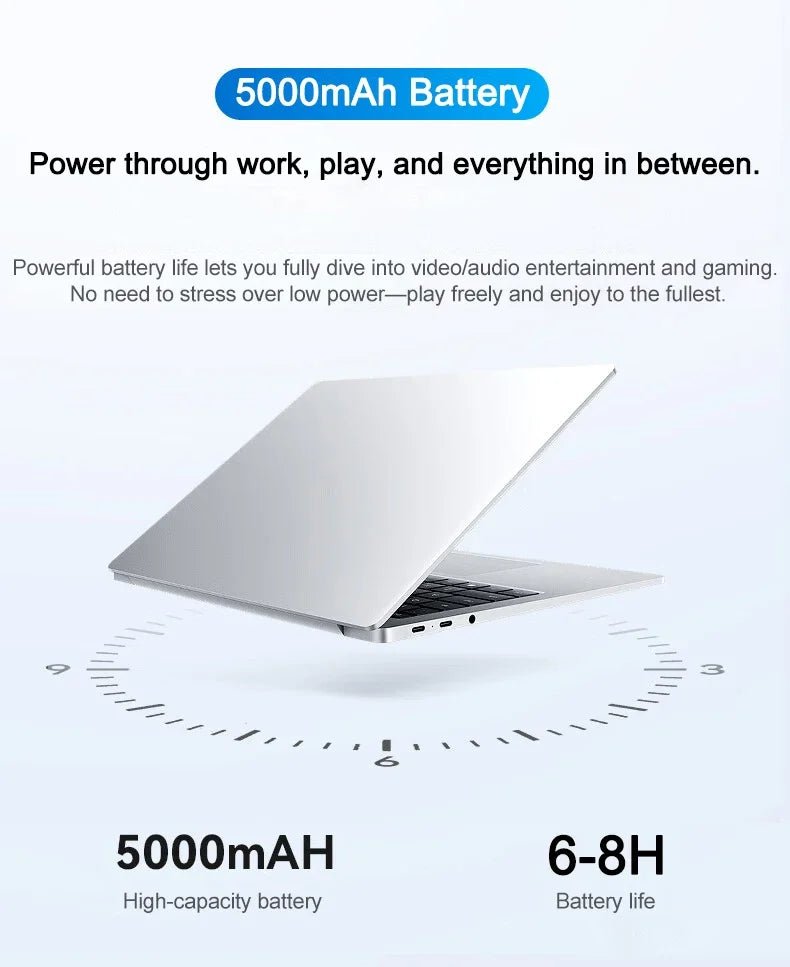 2026 Solid 14.1" Ultra Slim Laptop Intel Core I7-8650U 32GB RAM 2TB M.2 SSD Windows 11 Pro Home Study Computer