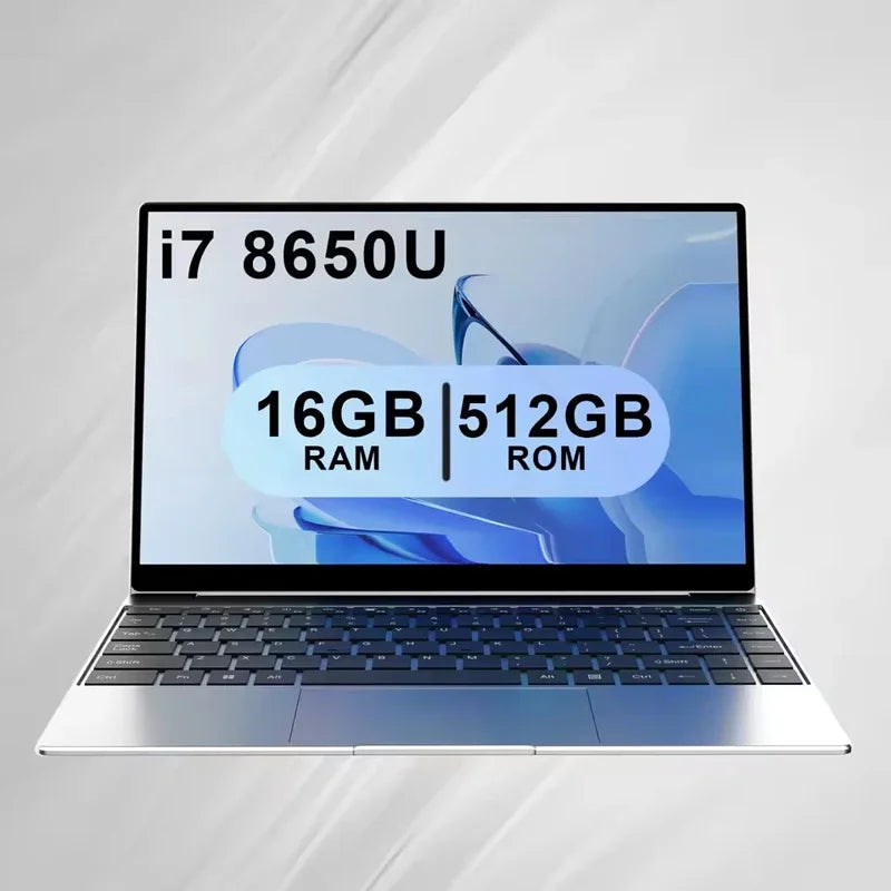 2026 Solid 14.1" Ultra Slim Laptop Intel Core I7-8650U 32GB RAM 2TB M.2 SSD Windows 11 Pro Home Study Computer