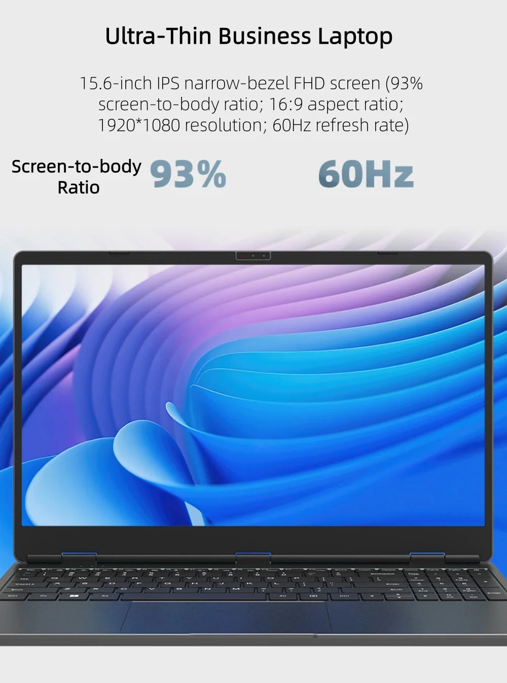 15.6Inch Ultra-Thin 32GB Ram 128G-1TB SSD Amd Ryzen 5 3500U 2.1Ghz Integrated graphics Windows 11Pro Version Fast Charge Laptop