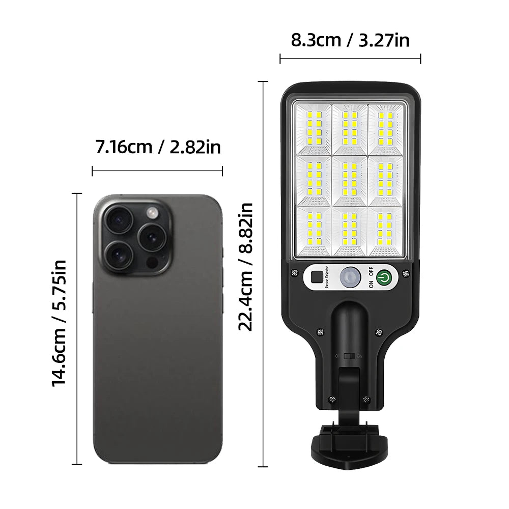 1/8pc Solar Outdoor Floodlight Security Wireless Lamp Illumination for Driveway Patio Garage Pathway Energy-Efficient LED Garden