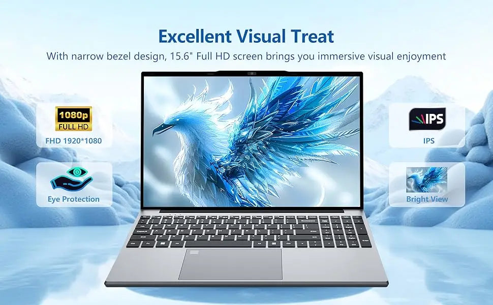 Portable 15.6 Inch Laptop Windows 11 Intel core i9-10980HK/9900U 16GB RAM 1TB SSD Office Laptops Fingerprint Unlock Notebook PC