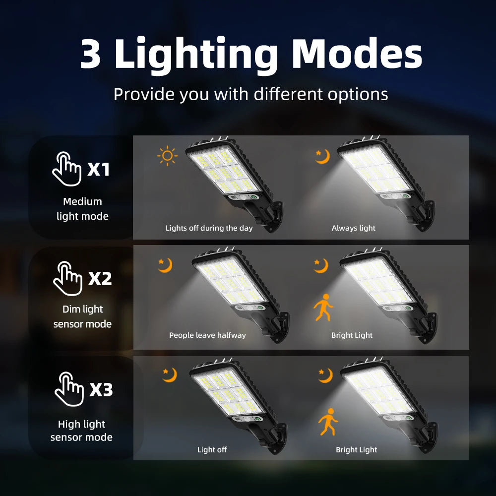 1/8pc Solar Outdoor Floodlight Security Wireless Lamp Illumination for Driveway Patio Garage Pathway Energy-Efficient LED Garden