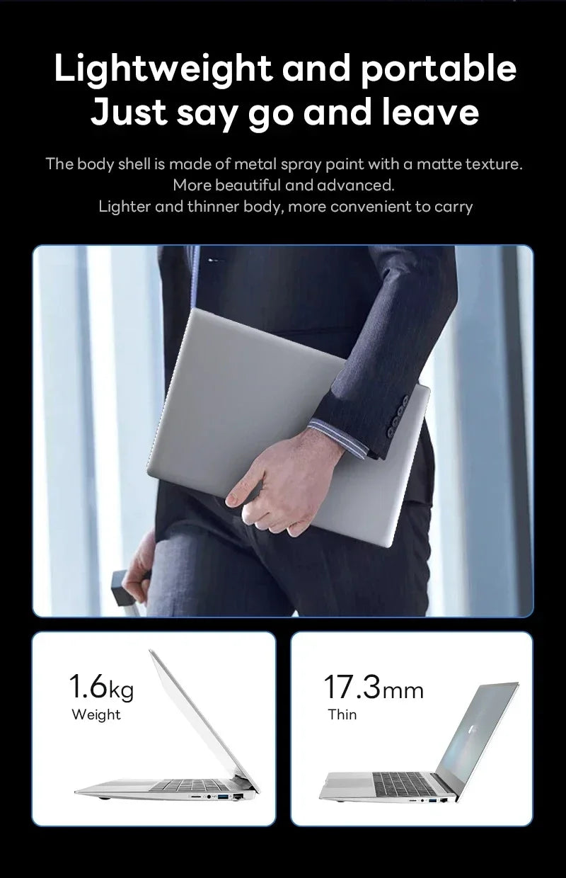 2026 New Core i9-10980HK 14.1 inch Laptop Computer Portable Windows 11 Pro Notebook 16GB RAM 1TB 2TB SSD Office Study Laptops