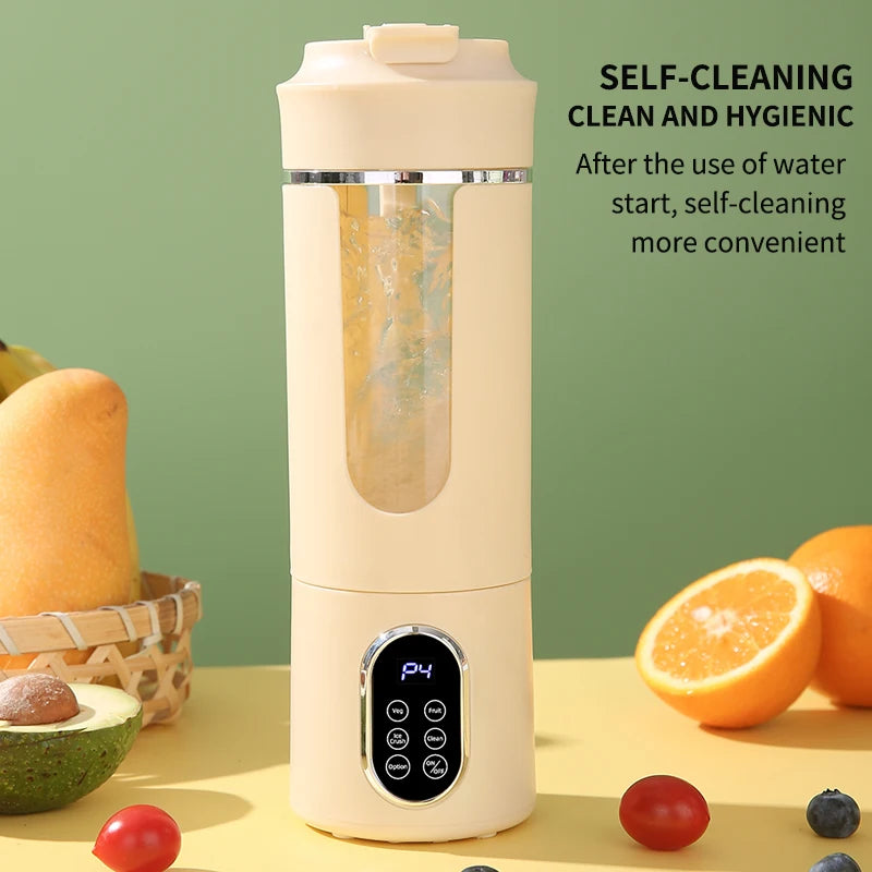USB charging portable juicer, handheld blender, digital juicer, multifunctional juicer cup, capable of making smoothies